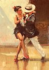 Raymond Leech Put On Your Red Shoes painting